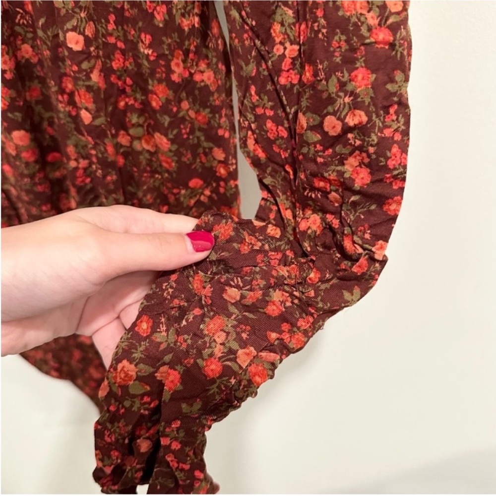 NWT Free People Floral Kaya Printed Bodysuit Size Small - Picture 6 of 9